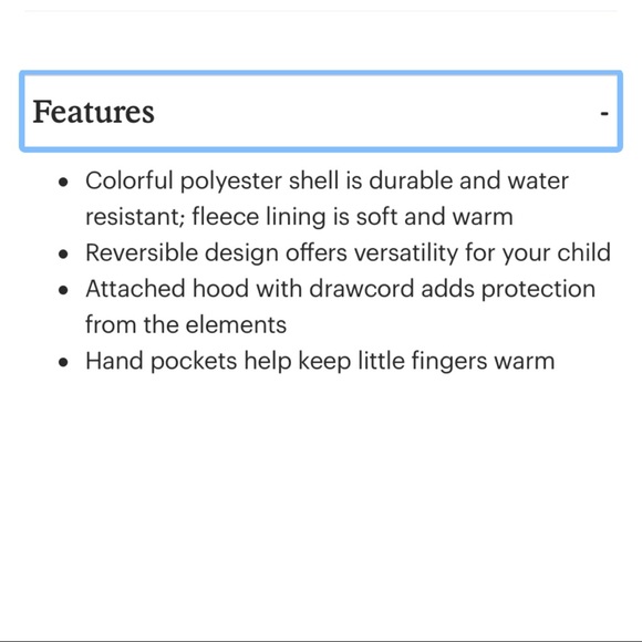 Outside Baby Reversible Jacket & mittens 5-6 yr - Picture 8 of 9